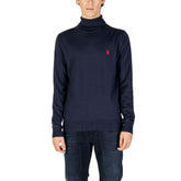 U.S. POLO ASSN. Blue Cotton Turtleneck -   -  U.S. POLO ASSN..